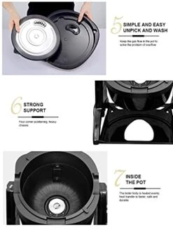 Automatic Intelligent Stirring Cooker Robot Chinese Auto 9L Capacity Induction Cooker For Restaurant Hotel -KitchenAid Shop 41ZfnQndcJL