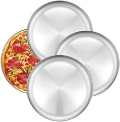 Pizza Baking Pan Pizza Tray 12 Inch Stainless Steel Pizza Pan Round Pizza Baking Sheet Oven Tray Pizza Crisper Pan, Healthy Pizza Cooking Pan For Oven, 2 Pack -KitchenAid Shop 41Zfoj271AL. AC