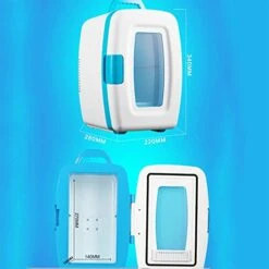 TONPOP Mini Fridge, Compact Portable Cooler Warmer Suit For Bedroom, Office, Dorm, Car (White) -KitchenAid Shop 41ZgJevkQRS