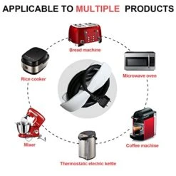 3 Pack Cord Organizer For Appliances-Upgrade Adhesive Cord Holder,Appliance Cord Winder,Appliance Cord Orangizer Stick On Kitchen Mixer,Coffee Maker,Pressure Cooker,Air Fryer And Other Appliances 13 3 Pack Cord Organizer For Appliances-Upgrade Adhesive Cord Holder,Appliance Cord Winder,Appliance Cord Orangizer Stick On Kitchen Mixer,Coffee Maker,Pressure Cooker,Air Fryer And Other Appliances -KitchenAid Shop 41Zkur71eAL