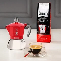 Bialetti - Moka Induction, Moka Pot, Suitable For All Types Of Hobs, 4 Cups Espresso (5.7 Oz), Red -KitchenAid Shop 41Zr9hQGgGL