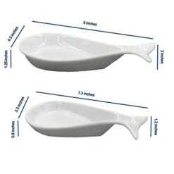 Fish Spoon Rest Ceramic For Kitchen Set Of 2, White -KitchenAid Shop 41Zyf3ZcHyL