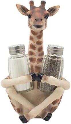 Animal Holder With Salt And Pepper Shaker Set (3 Piece) | Kitchen Décor And Accessories | Salt And Pepper Shakers | Home Décor | Home Decorations… (Rooster) -KitchenAid Shop 41a290E57qL. AC