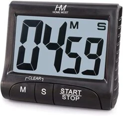 3" Large Display Kitchen Timer - Digital Timer Magnetic Back Loud Alarm On A Rope- White Cooking Timers For Kitchen Teachers Students Games Kids Meetings - Sports Timer For Workouts Exercise -KitchenAid Shop 41a48d6ycjL. AC