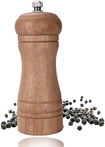 Manual Acrylic Pepper Mill Salt Grinder Wooden 5 Inches For Home Kitchen Restaurant Monther's Day 8 Manual Acrylic Pepper Mill Salt Grinder Wooden 5 Inches For Home Kitchen Restaurant Monther's Day - Image 6