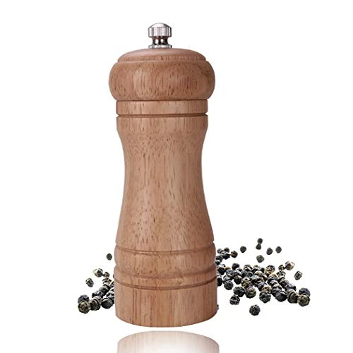 Manual Acrylic Pepper Mill Salt Grinder Wooden 5 Inches For Home Kitchen Restaurant Monther's Day 3 Manual Acrylic Pepper Mill Salt Grinder Wooden 5 Inches For Home Kitchen Restaurant Monther's Day