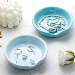 6 Packs Ceramic Spoon Rest, MFacoy Large Spoon Rest For Stove Top, Spoon Holder For Kitchen Counter, Heat-Resistant Cooking Utensil Rest, Coffee Spoon Rest For Ladle, Spatula, Dishwasher Safe