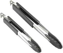 SureGrip Stainless Steel Meat Fork/Kitchen Tool, 13.25 Inch, Gray,46288 -KitchenAid Shop 41a9T7tuZWL. AC 1