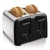 Hamilton Beach Cool Wall 4-Slice Toaster, Chrome