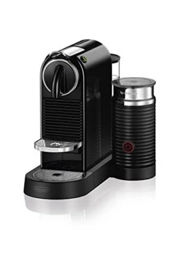 Nespresso CitiZ Coffee And Espresso Machine By De'Longhi With Milk Frother, Black