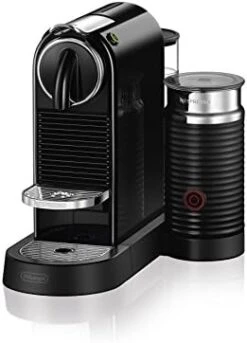 Nespresso CitiZ Coffee And Espresso Machine By De'Longhi With Milk Frother, Black -KitchenAid Shop 41aEgUDHPeL. AC