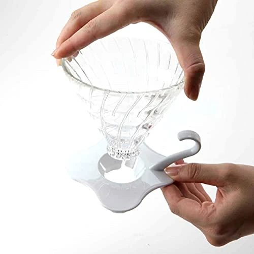 Hario V60 Glass Coffee Dripper, Size 02, Black 5 Hario V60 Glass Coffee Dripper, Size 02, Black - Image 3