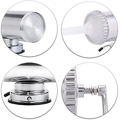 2 LBS Sausage Stuffer With Suction Base Homemade Sausage Filler Sausage Syringe Aluminum Manual Sausage Maker 4 2 LBS Sausage Stuffer With Suction Base Homemade Sausage Filler Sausage Syringe Aluminum Manual Sausage Maker - Image 2