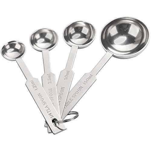4PCS OstWony Measuring Spoons Set, Includes 1/4 Tsp, 1/2 Tsp, 1 Tsp, 1 Tbsp, Food Grade Stainless Steel Measuring Cups, Tablespoon And Teaspoon For Measure Liquid And Dry Ingredients 3 4PCS OstWony Measuring Spoons Set, Includes 1/4 Tsp, 1/2 Tsp, 1 Tsp, 1 Tbsp, Food Grade Stainless Steel Measuring Cups, Tablespoon And Teaspoon For Measure Liquid And Dry Ingredients