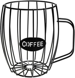 K Cup Holder And Coffee Pod Holder, K Cup Organizer, Large Capacity K Cup Holders, Coffee Pod Storage For Counter Kitchen Cafe Bar (Black) -KitchenAid Shop 41aYKBrqnGL. AC