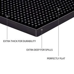 Bar Mat For Cocktail And Coffee Bar 6" X 12" Rubber Bar Service Spill Mat For Cocktail Bartender Coffee Bar Or Countertop Mats Glass Drying Mat -KitchenAid Shop 41aZ7RmVXkL