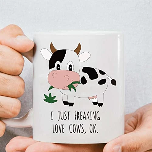 Funny Novelty Cow Coffee Mug, Cute Cow Ceramic Coffee Cup Animal Cartoon Cups For Cow Lovers Christmas Gifts,Birthday Gifts For Women,Friend, Sister,Mom Dad Gifts 6 Funny Novelty Cow Coffee Mug, Cute Cow Ceramic Coffee Cup Animal Cartoon Cups For Cow Lovers Christmas Gifts,Birthday Gifts For Women,Friend, Sister,Mom Dad Gifts - Image 4