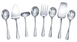Kaylee 8-Piece Stainless Steel Hostess Serving Utensil Set
