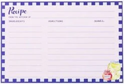 Recipe Cards 4x6 Inch, Cut Thicken Card Stock Double Sided Recipe Cards, 50-Pack (Flower) 18 Recipe Cards 4x6 Inch, Cut Thicken Card Stock Double Sided Recipe Cards, 50-Pack (Flower) -KitchenAid Shop 41am4jrPRL. AC