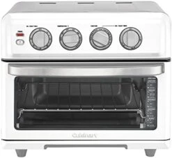 Cuisinart Air Fryer + Convection Toaster Oven, 8-1 Oven With Bake, Grill, Broil & Warm Options, Stainless Steel, TOA-70 -KitchenAid Shop 41asMM51DEL. AC
