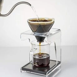 Hario V60 Mugen Coffee Dripper, Size 02, Clear Black 12 Hario V60 Mugen Coffee Dripper, Size 02, Clear Black -KitchenAid Shop 41augm2mANL