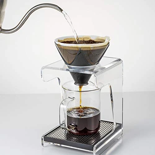 Hario V60 Mugen Coffee Dripper, Size 02, Clear Black 6 Hario V60 Mugen Coffee Dripper, Size 02, Clear Black - Image 4
