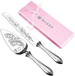 Cake Knife And Server Set,18/10 Stainless Steel Cake Pie Pastry Servers, Sweet Love Cake Serving Set Perfect For Wedding, Birthday,Home, Parties And Events -KitchenAid Shop 41awo4cJbRL. AC