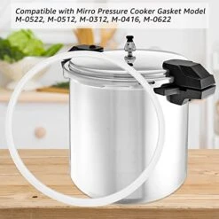 S-9882 Pressure Cooker Gasket By Lusperi - Compatible With Mirro Pressure Cooker Gasket Model M-0512, M-0522, M-0312, M-0416, M-0622 Seal Ring For 12qt/16qt/22qt