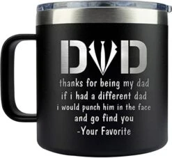 Gifts For Dad From Daughter, Son For Fathers Day - Dad Gifts From Daughter, Son - Cool Gifts For Dad, Husband, Men, Grandpa - New Dad Gifts - Men Gifts - Dad Birthday Gift - Funny Dad Mug 14 Oz, Navy -KitchenAid Shop 41b2jon730L. AC