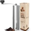 Manual Coffee Grinder By ITrends – Stainless Steel Manual Coffee Bean Grinder, Manual Burr Hand Crank Coffee Grinder With Adjustable Settings For Espresso To Coarse Coffee. Perfect Coffee Lovers Gift. -KitchenAid Shop 41b7jDr8kbL