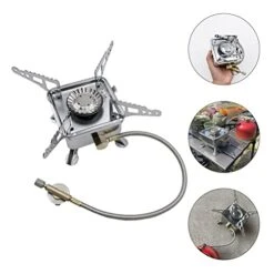 Portable Camping Stove Outdoor Stove Portable Camping Gas Stove Camping Cooker Burner 11 Portable Camping Stove Outdoor Stove Portable Camping Gas Stove Camping Cooker Burner -KitchenAid Shop 41bAf721qIL