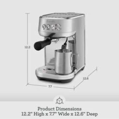 Breville Bambino Plus Espresso Machine,64 Fluid Ounces, Brushed Stainless Steel, BES500BSS -KitchenAid Shop 41bEw6bdGaL