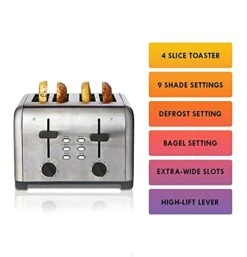 40605 4-Slice Toaster With Dual Controls In Stainless Steel -KitchenAid Shop 41bQaXHNlnS
