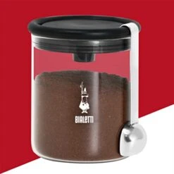 Bialetti - Smart Coffee Jar: Made In Glass To Preserve The Aroma Of The Coffee - 250g -KitchenAid Shop 41bVJ1vGD7L