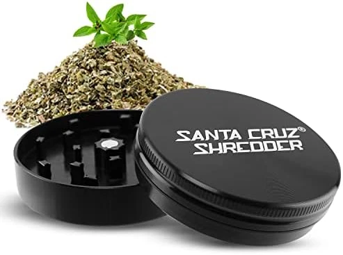 Metal Herb Grinder Knurled Top For Stronger Grip 2-Piece 2.2" (Blue) 7 Metal Herb Grinder Knurled Top For Stronger Grip 2-Piece 2.2" (Blue) - Image 5