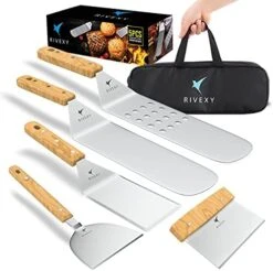 Griddle Scraper Stainless Steel – Grill Scraper For Griddle, Griddle Scraper Tool, Flat Top Grill Scraper, Dough Scraper Use For Chopping, Dicing, Cutting, Mixing Food And Cleaning -KitchenAid Shop 41bj9s8mhxS. AC