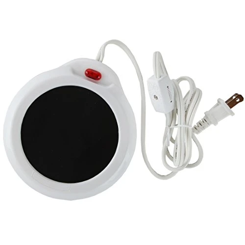 Mug Warmer, Desktop Heated Coffee & Tea - Candle & Wax Warmer (White) 3 Mug Warmer, Desktop Heated Coffee & Tea - Candle & Wax Warmer (White)