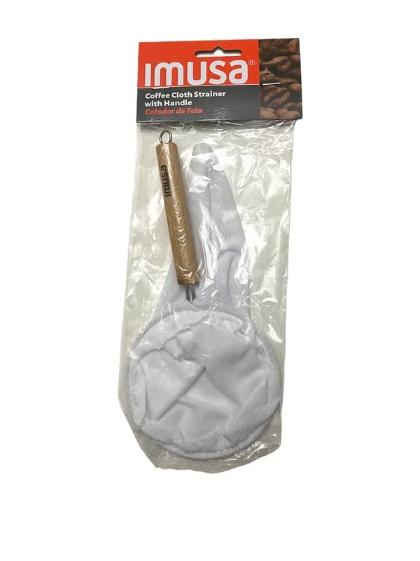 Cloth Coffee Strainer Wood Handle With Metal Ring. Pack Of 3 7 Cloth Coffee Strainer Wood Handle With Metal Ring. Pack Of 3 - Image 5