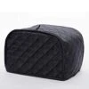 QifuwanjingfengToaster Cover, 2 Slice Quilted Toaster Cover, Universal Size Kitchen Appliance Cover For Standard Toasters And Microwave Ovens, Dustproof Black Cover, Ideal Gift For Women -KitchenAid Shop 41brsIMDlKL