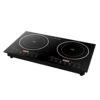 Digital Induction Cooktop,2400W 110V Double Burners Electric Stove, Countertop Burner With Legs, Induction Cooker Vitro Ceramic Glass Black Surface For Cast Iron Pan (1200W+1200W) -KitchenAid Shop 41bukv9xPKL