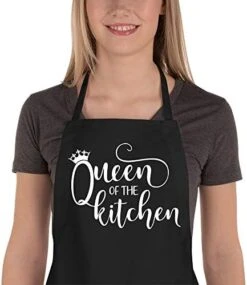 Saukore Funny Aprons For Women Men, Novelty Kitchen Cooking Apron With 2 Pockets, Cute Baking Apron For Bakers, Birthday Housewarming Mothers Day Apron Gift For Mom Wife Daughter Sister Aunt Grandma -KitchenAid Shop 41byQLL17RL. AC