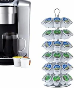 K Cup Holder Storage Coffee Capsules Pod Holder Carousel 3 Tier Compatible With 27 K-Cup Pods -KitchenAid Shop 41byxQjbB5L. AC