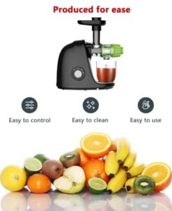 GENERIC Cold Press Slow Masticating Juicer - Slow Juicer Machines For Fruits Vegetables With 2-Speed Modes (Black) -KitchenAid Shop 41c3YyrJxtL