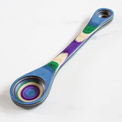 Ique Mumbai Collection 2-in-1 Wooden Measuring Spoon With Tablespoon And Teaspoon Measurements -KitchenAid Shop 41cC5VIEFqL