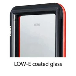 AWJ Wine Cellars Constant Temperature Wine Cabinet,Small Refrigerator 115 Liters,4℃-22℃ Mini Fridge,6-Layer Imported Beech Wood Shelf Three-Layer Glass + Low-E Coating -KitchenAid Shop 41cCCokX4kL