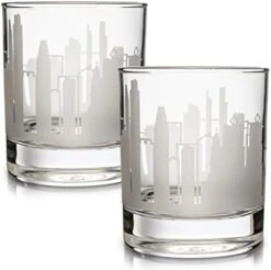 Skyline Etched Philadelphia Whiskey Glasses Gift (Set Of 2) | Old Fashioned Tumbler – For Philadelphia Lovers -KitchenAid Shop 41cCoZMnwdL. AC