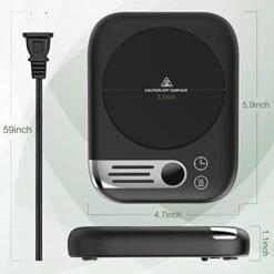 Mug Warmer&Coffee Mug Warmer With 3-TEM Settings, Coffee Warmer For Desk Auto Shut Off, Coffee Cup Warmer For Desk With Digital Display, Smart Cup Warmer For Coffee/Milk/Tea/Beverage/Chocolate -KitchenAid Shop 41cYro8Q8eL