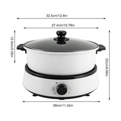 Lectric Hot Pot With Induction Cooker, Non Stick Electric Skillet, Electric Pot For Cooking Burner With Shabu Shabu Pot Enjoy Chinese Hot Pot With Family And Friends 4.2QT Multi-Cooker -KitchenAid Shop 41cYweP3YvL