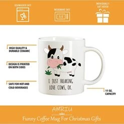 Funny Novelty Cow Coffee Mug, Cute Cow Ceramic Coffee Cup Animal Cartoon Cups For Cow Lovers Christmas Gifts,Birthday Gifts For Women,Friend, Sister,Mom Dad Gifts 8 Funny Novelty Cow Coffee Mug, Cute Cow Ceramic Coffee Cup Animal Cartoon Cups For Cow Lovers Christmas Gifts,Birthday Gifts For Women,Friend, Sister,Mom Dad Gifts -KitchenAid Shop 41cezTc2CiL