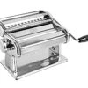 Marcato Arcato Atlas 180 Pasta, Made In Italy, Stainless Steel, 180-Millimeters Wide, Includes Machine With Cutter, Hand Crank, And Instructions